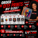 DTF Transfers By Size