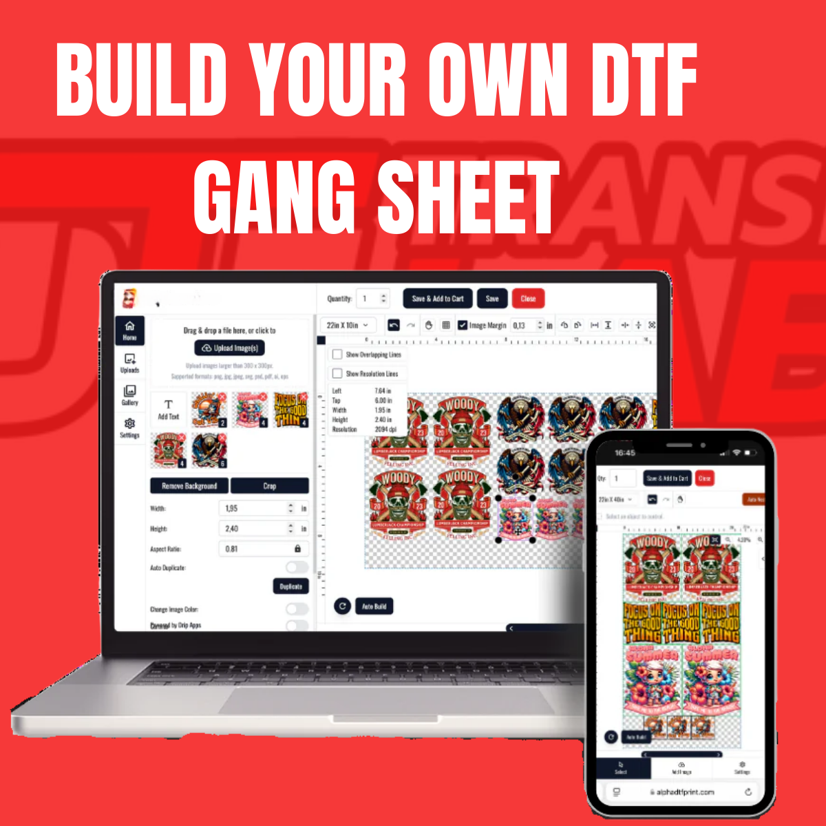 Build Your Own DTF Gang Sheet